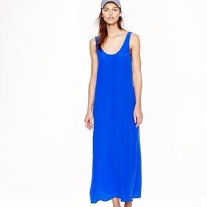 J Crew Silk Crepe Maxidress